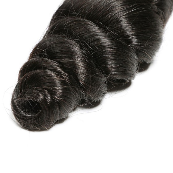 3 Bundles Malaysian Loose Wave Hair + 4x4 Closure main image 4
